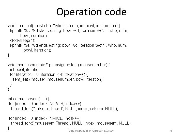 Operating Systems ECE 344 Lab assignment 1 Synchronization