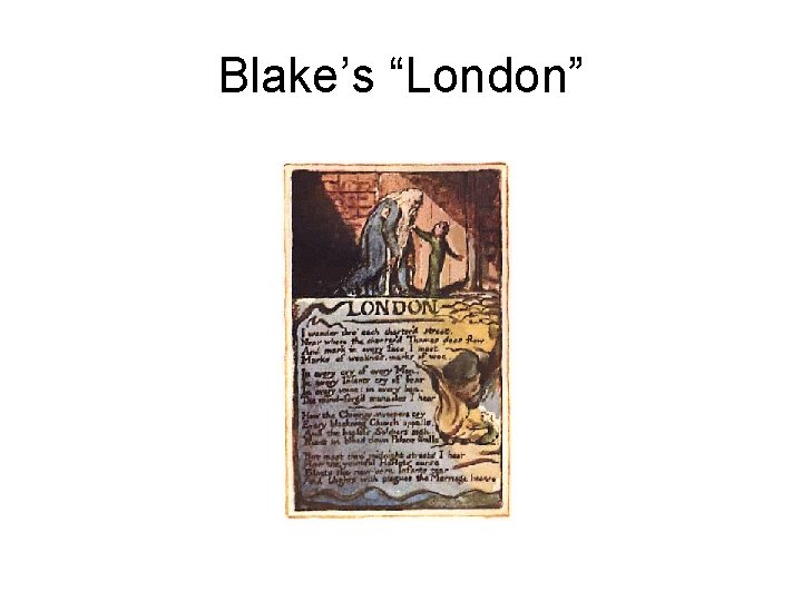 Blake’s “London” 