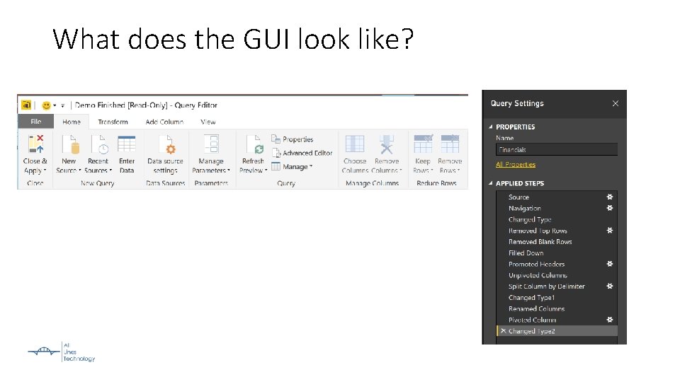 What does the GUI look like? 