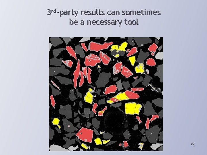 3 rd-party results can sometimes be a necessary tool 52 