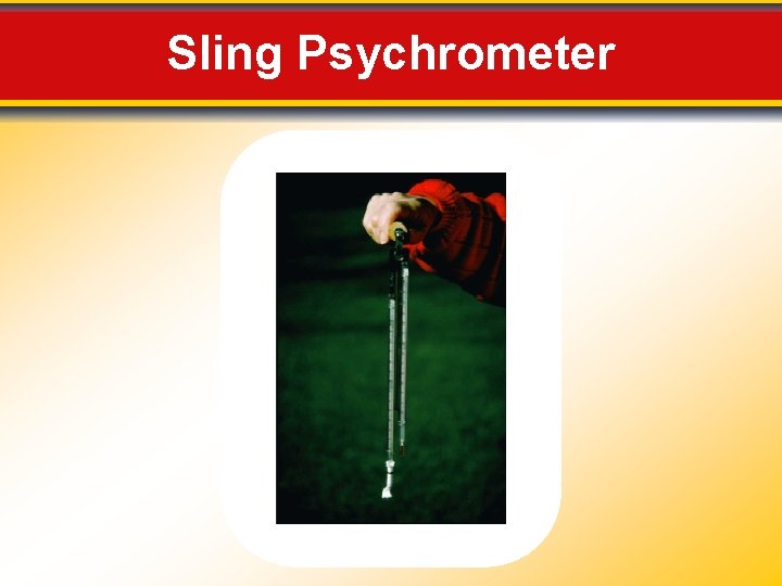 Sling Psychrometer 