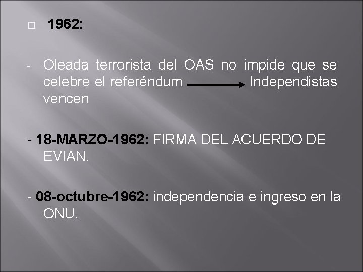  1962: - Oleada terrorista del OAS no impide que se celebre el referéndum
