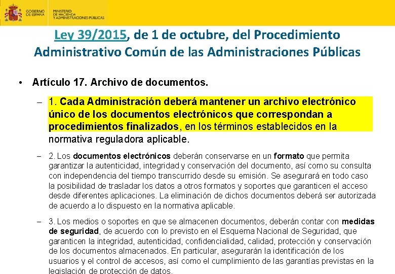 Ley 39/2015, de 1 de octubre, del Procedimiento Administrativo Común de las Administraciones Públicas