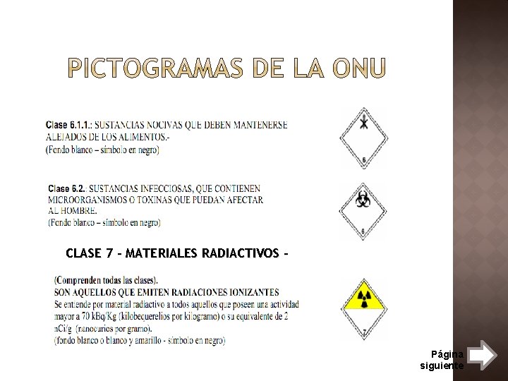 CLASE 7 – MATERIALES RADIACTIVOS - Página siguiente 