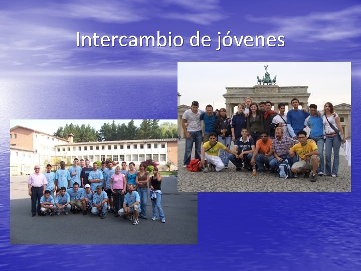 Intercambio de jóvenes 