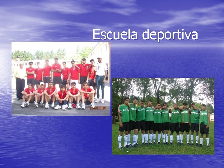 Escuela deportiva 