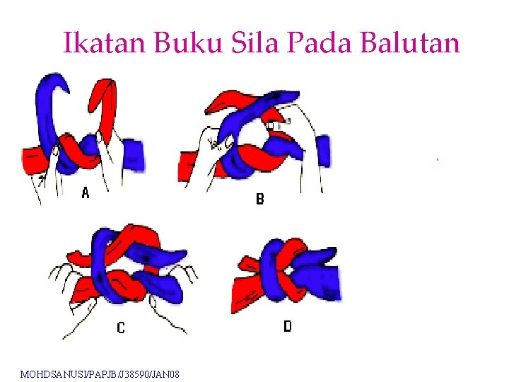 Ikatan Buku Sila Pada Balutan MOHDSANUSI/PAPJB/J 38590/JAN 08 