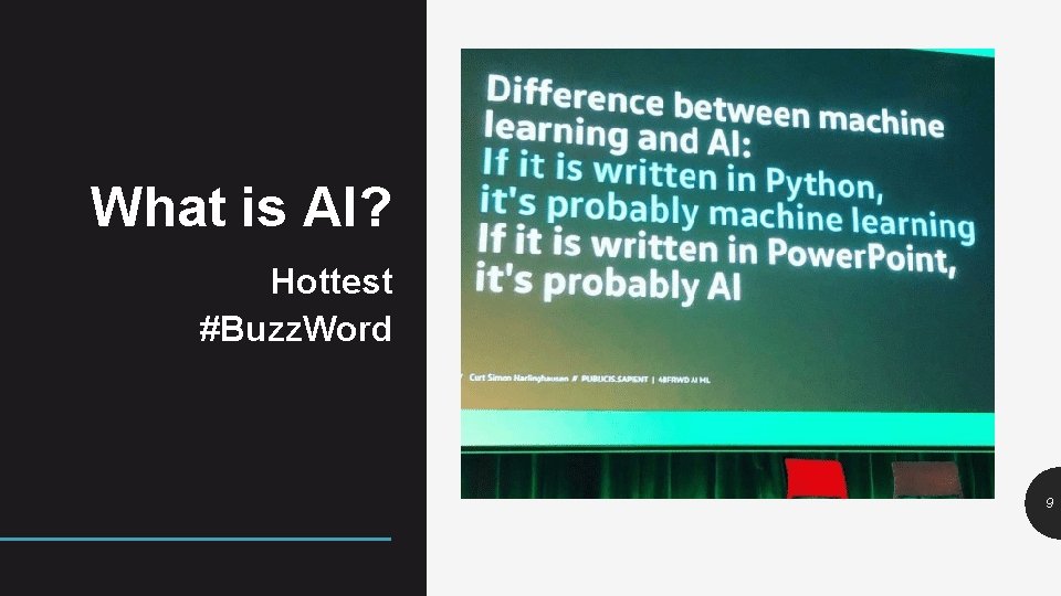 What is AI? Hottest #Buzz. Word 9 
