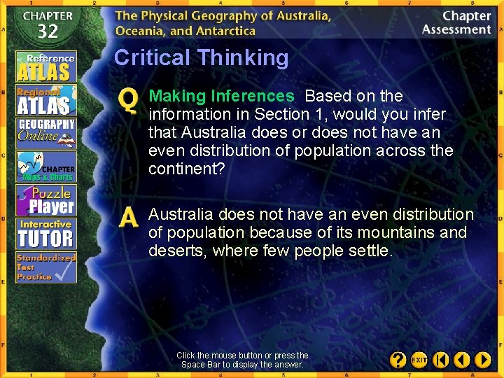 Critical Thinking Making Inferences Based on the information in Section 1, would you infer