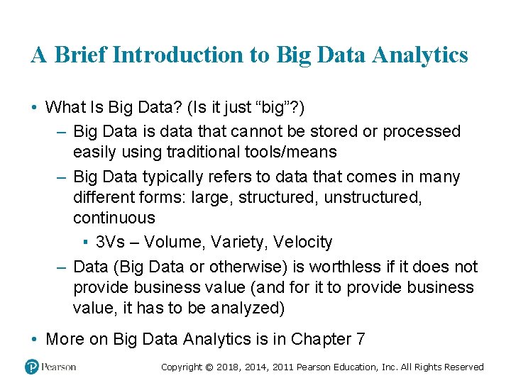 A Brief Introduction to Big Data Analytics • What Is Big Data? (Is it A Brief Introduction to Big Data Analytics • What Is Big Data? (Is it
