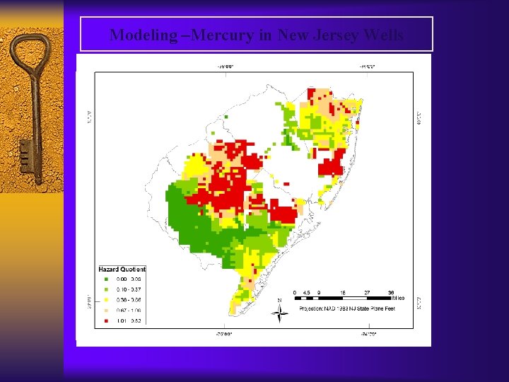 Modeling –Mercury in New Jersey Wells 