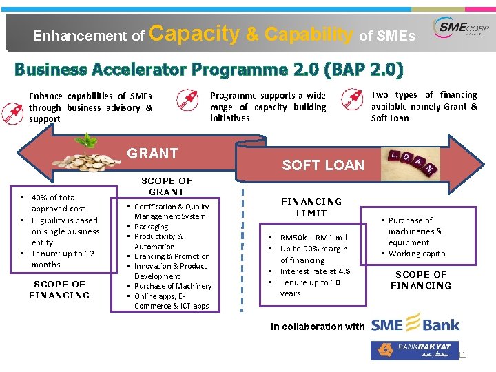 Enhancement of Capacity & Capability of SMEs Business Accelerator Programme 2. 0 (BAP 2.