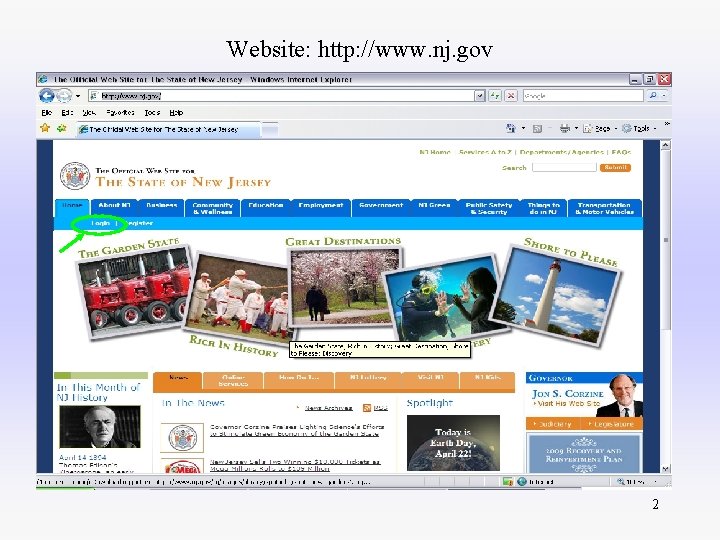 Website: http: //www. nj. gov 2 