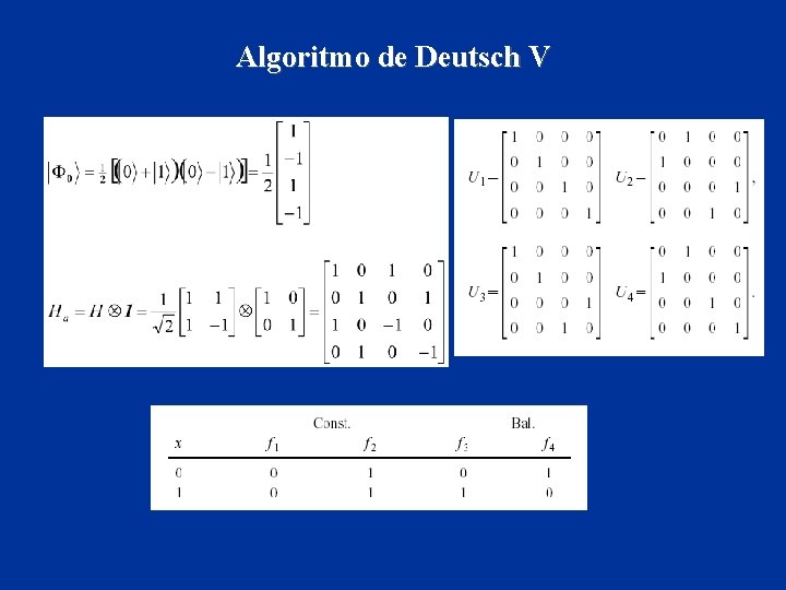 Algoritmo de Deutsch V 