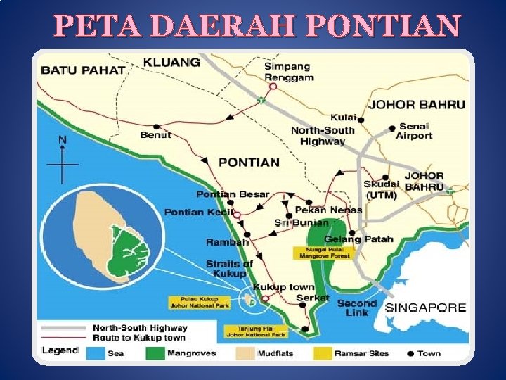 PETA DAERAH PONTIAN 