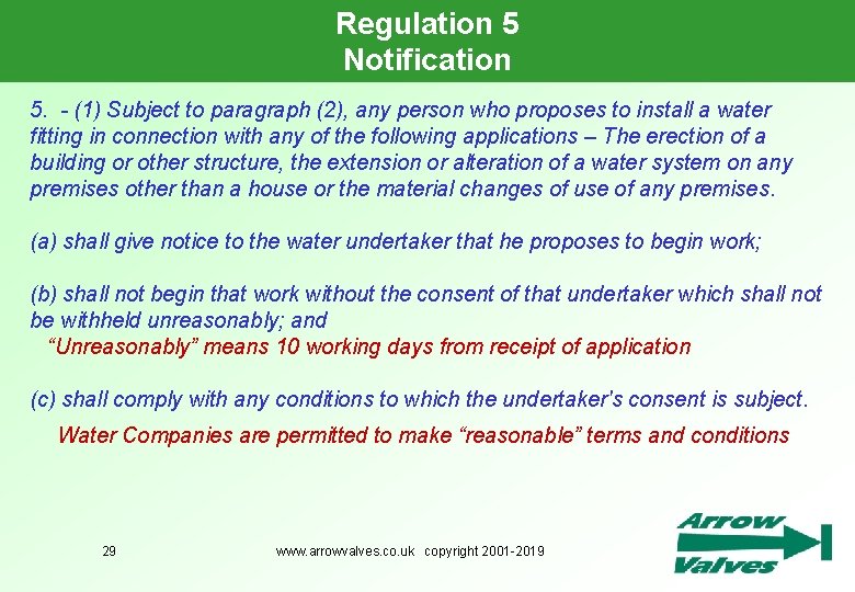 Regulation 5 Notification 5. - (1) Subject to paragraph (2), any person who proposes