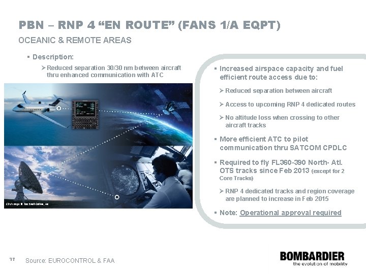 PBN – RNP 4 “EN ROUTE” (FANS 1/A EQPT) © Bombardier Inc. (All Rights