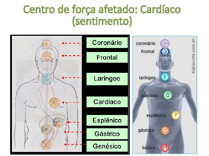 Centro de força afetado: Cardíaco (sentimento) 