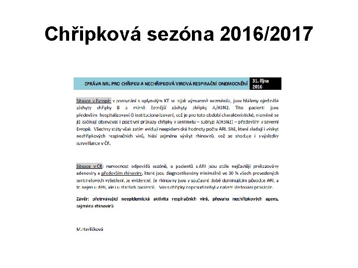 Chřipková sezóna 2016/2017 