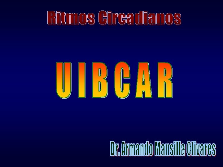 Ritmos Circadianos 