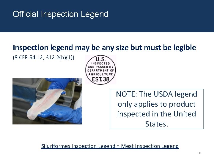 Official Inspection Legend Inspection legend may be any size but must be legible (9 Official Inspection Legend Inspection legend may be any size but must be legible (9