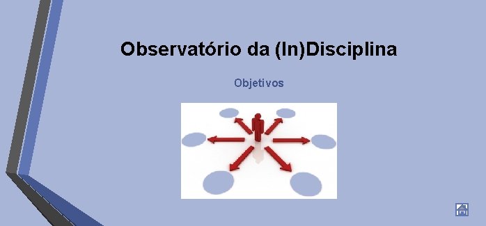 Observatório da (In)Disciplina Objetivos 