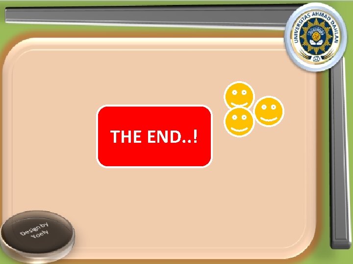 THE END. . ! 