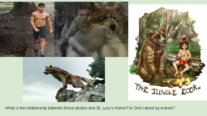 What is the relationship between these photos and St. Lucy’s Home For Girls raised