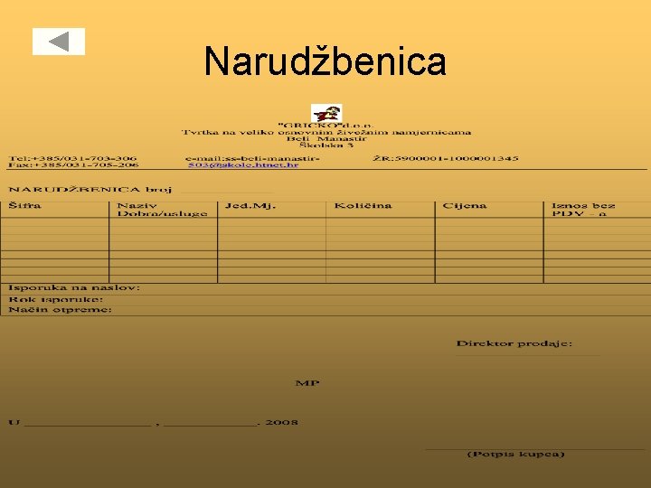 Narudžbenica 