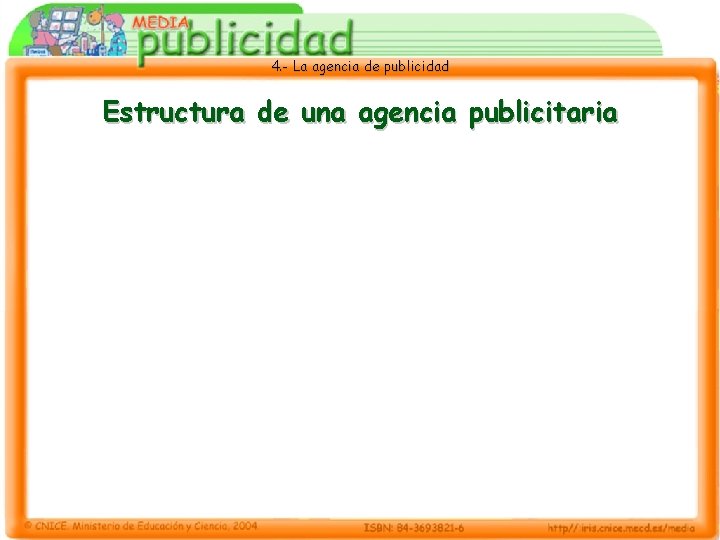 4. - La agencia de publicidad Estructura de una agencia publicitaria 