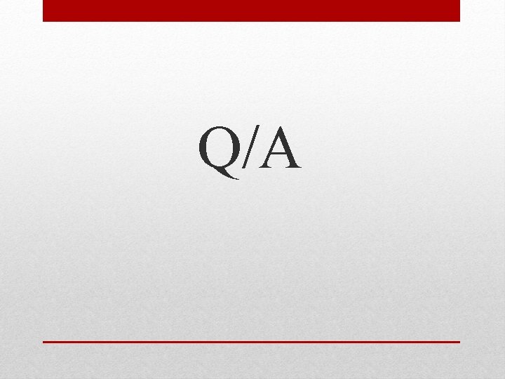 Q/A 