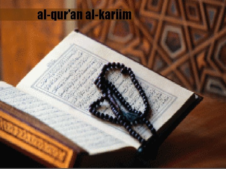 al-qur’an al-kariim 