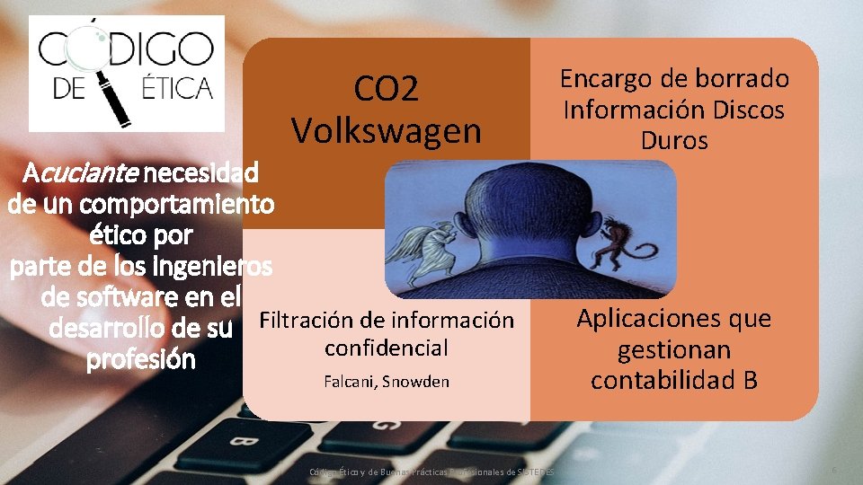CO 2 Volkswagen Encargo de borrado Información Discos Duros Falcani, Snowden Aplicaciones que gestionan
