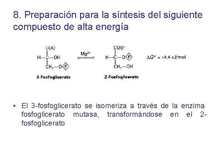 8. Preparación para la síntesis del siguiente compuesto de alta energía • El 3