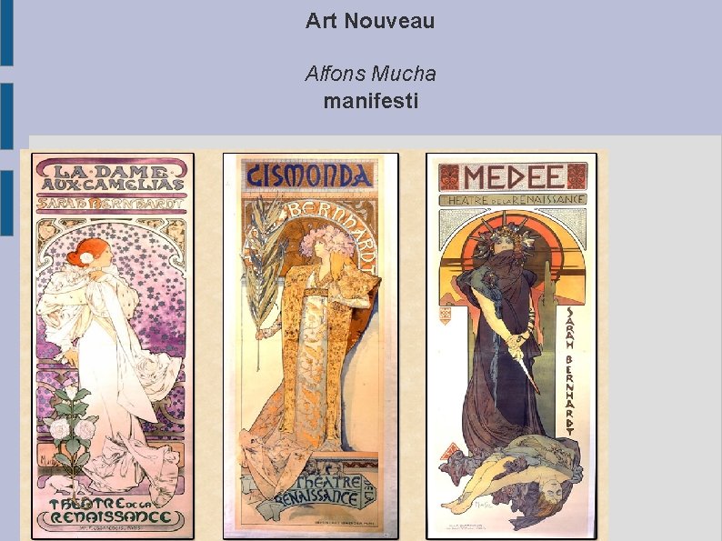 Art Nouveau Alfons Mucha manifesti 