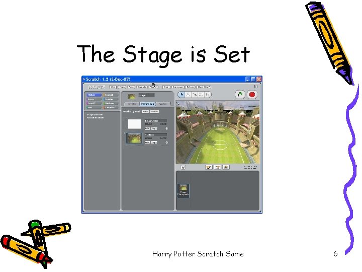 The Stage is Set Harry Potter Scratch Game 6 
