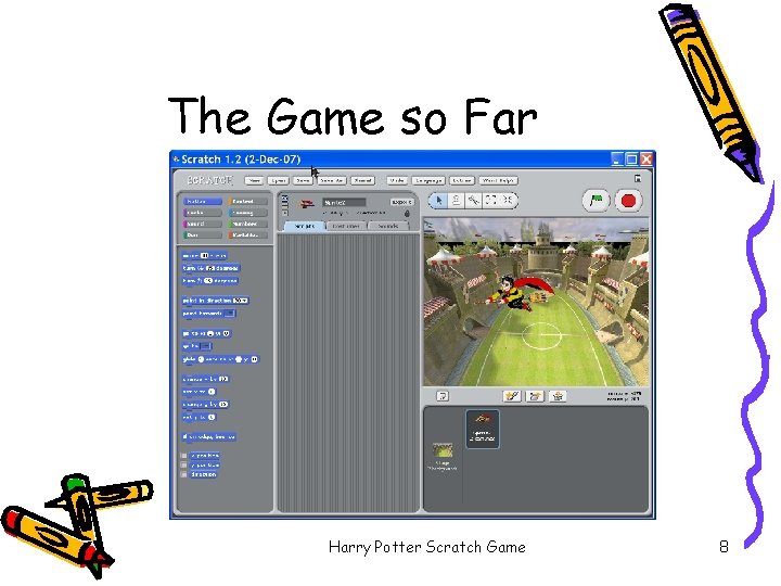 The Game so Far Harry Potter Scratch Game 8 