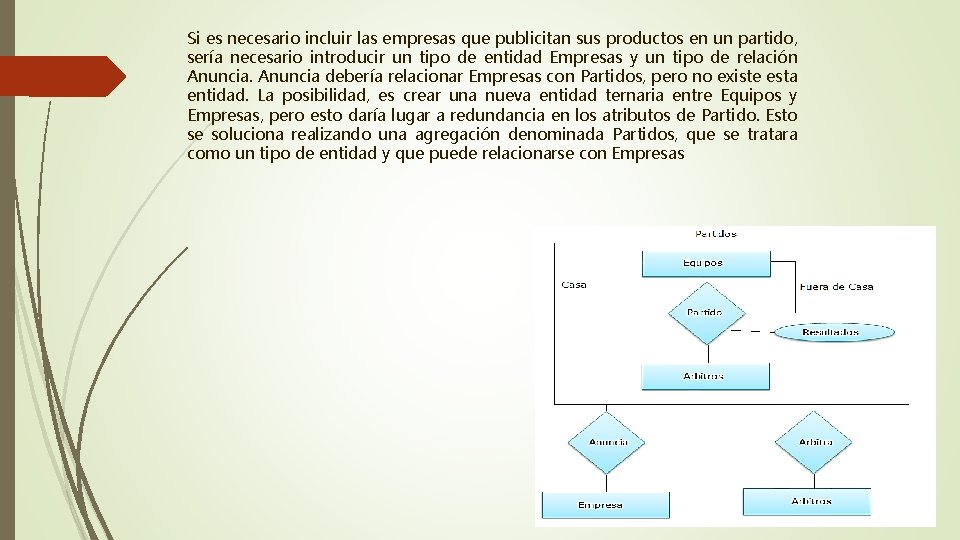 Si es necesario incluir las empresas que publicitan sus productos en un partido, sería