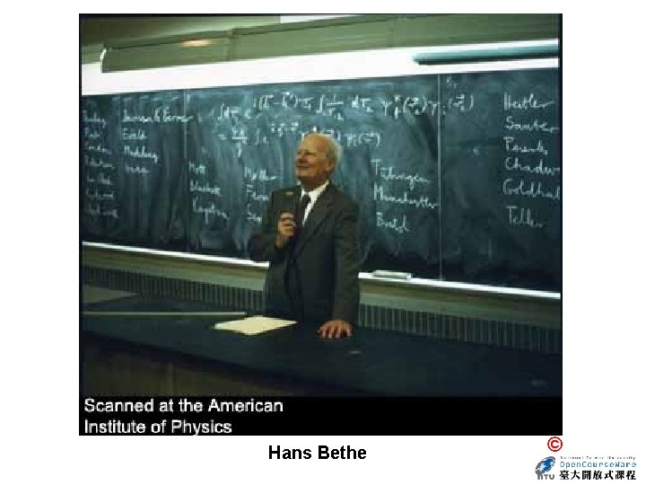 Hans Bethe 