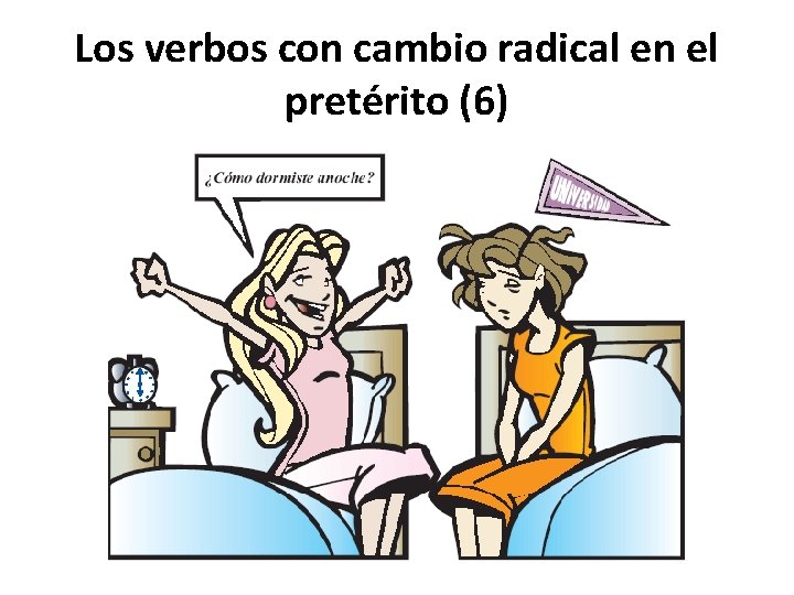 Los verbos con cambio radical en el pretérito (6) 