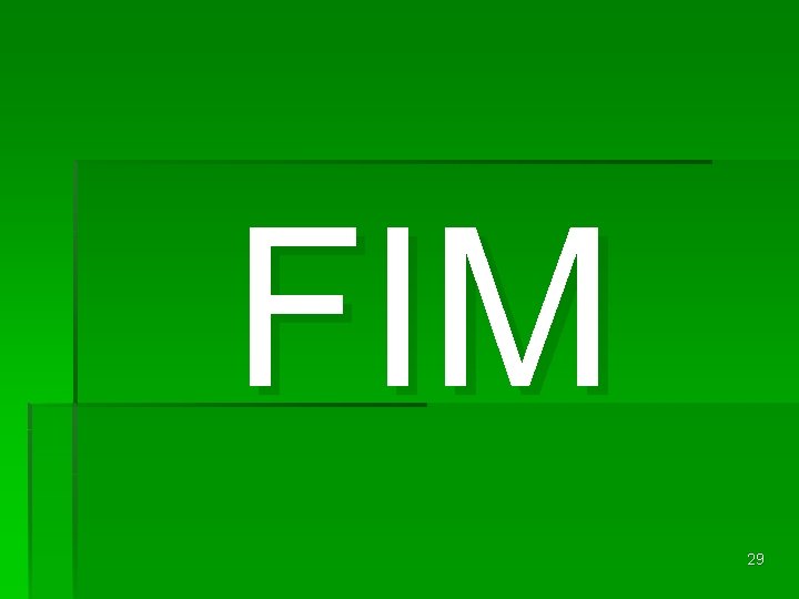 FIM 29 FIM 29