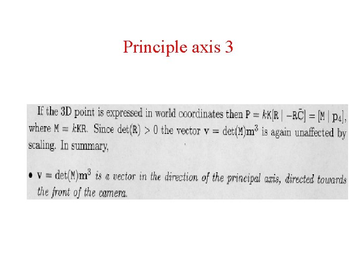 Principle axis 3 