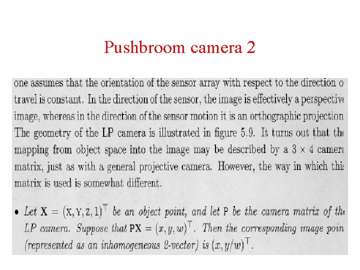 Pushbroom camera 2 
