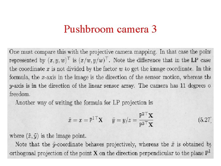 Pushbroom camera 3 
