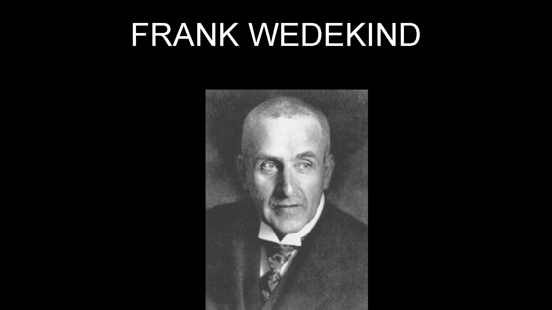 FRANK WEDEKIND 