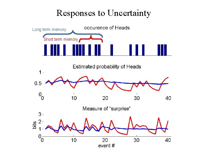 Responses to Uncertainty Long term memory Short term memory 