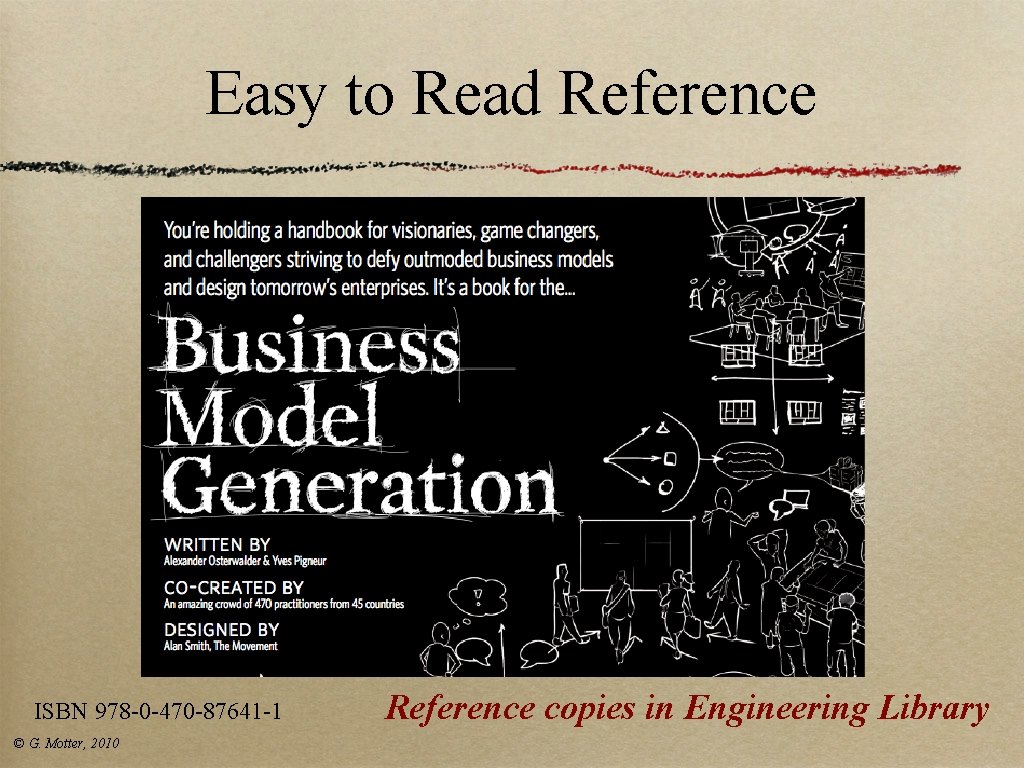 Easy to Read Reference ISBN 978 -0 -470 -87641 -1 © G. Motter, 2010 Easy to Read Reference ISBN 978 -0 -470 -87641 -1 © G. Motter, 2010