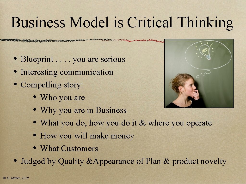Business Model is Critical Thinking • • Blueprint. . you are serious Interesting communication Business Model is Critical Thinking • • Blueprint. . you are serious Interesting communication