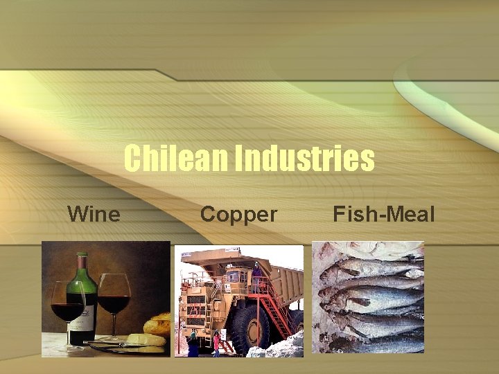 Chilean Industries Wine Copper Fish-Meal 