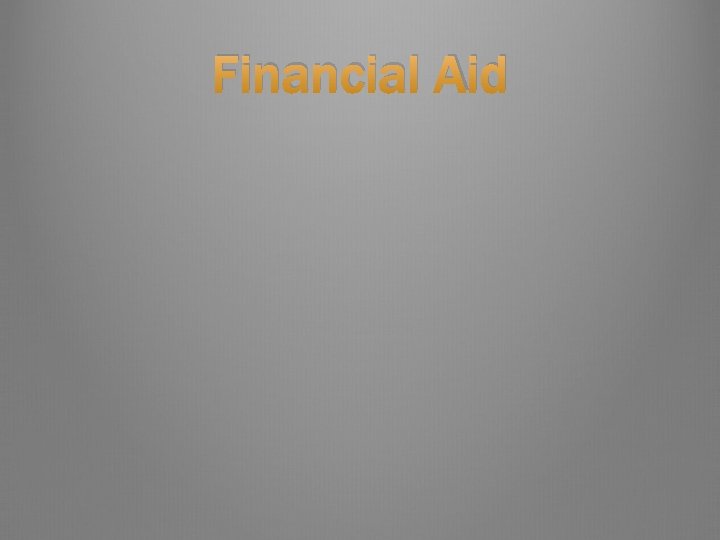 Financial Aid 